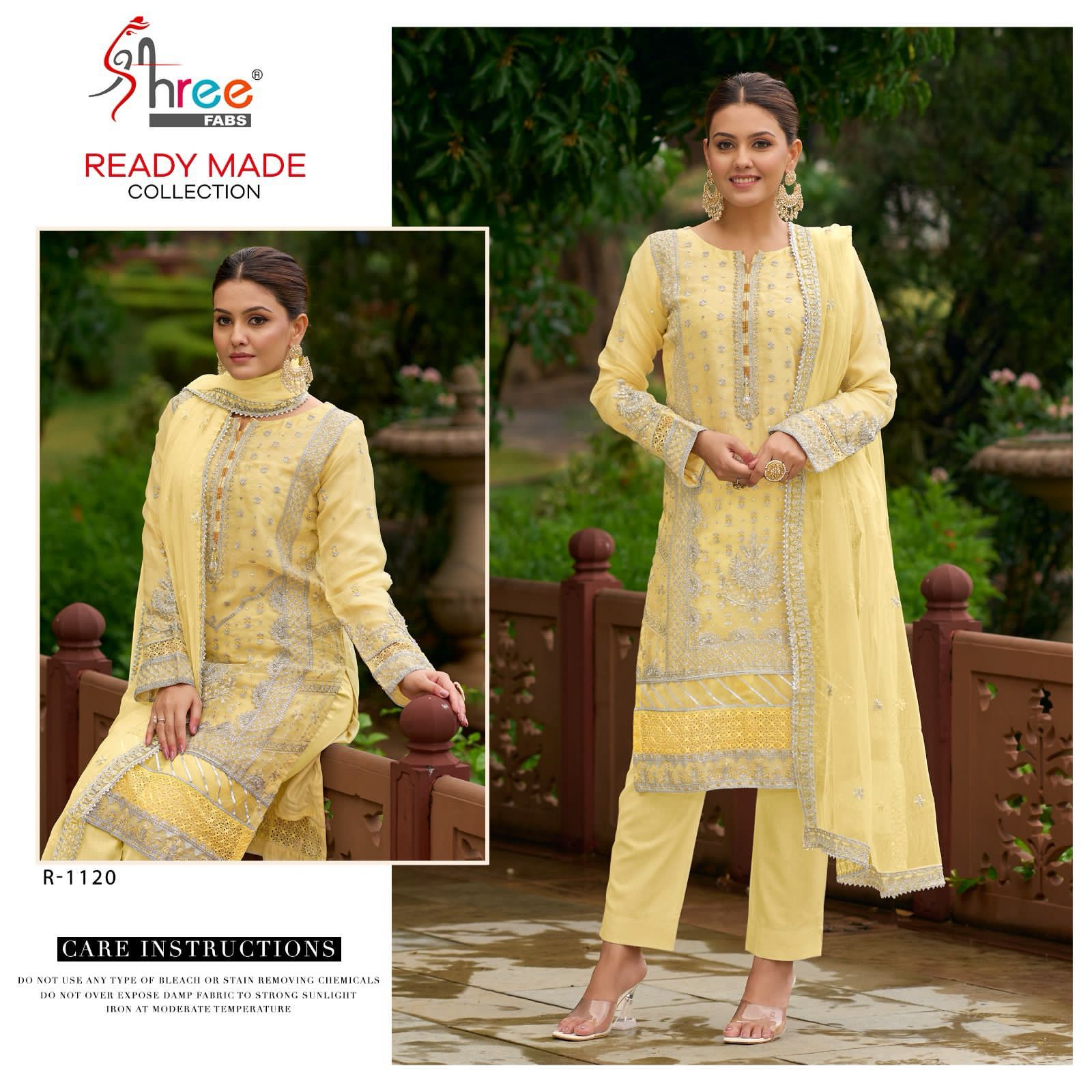 SHREE FABS R 1120 READYMADE SUITS WHOLESALE