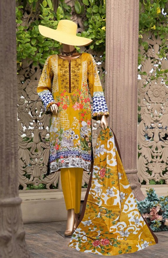 GULL AAHMED LAWN COLLECTION 03 KARACHI SUITS