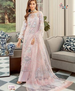 SHREE FABS ROUCHE LUXE 1106 IN SINGLE PIECE