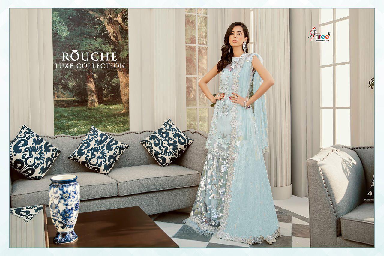 SHREE FABS ROUCHE LUXE 1107 IN SINGLE PIECE