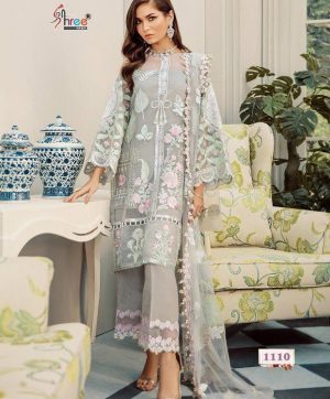 SHREE FABS ROUCHE LUXE 1110 IN SINGLE PIECE