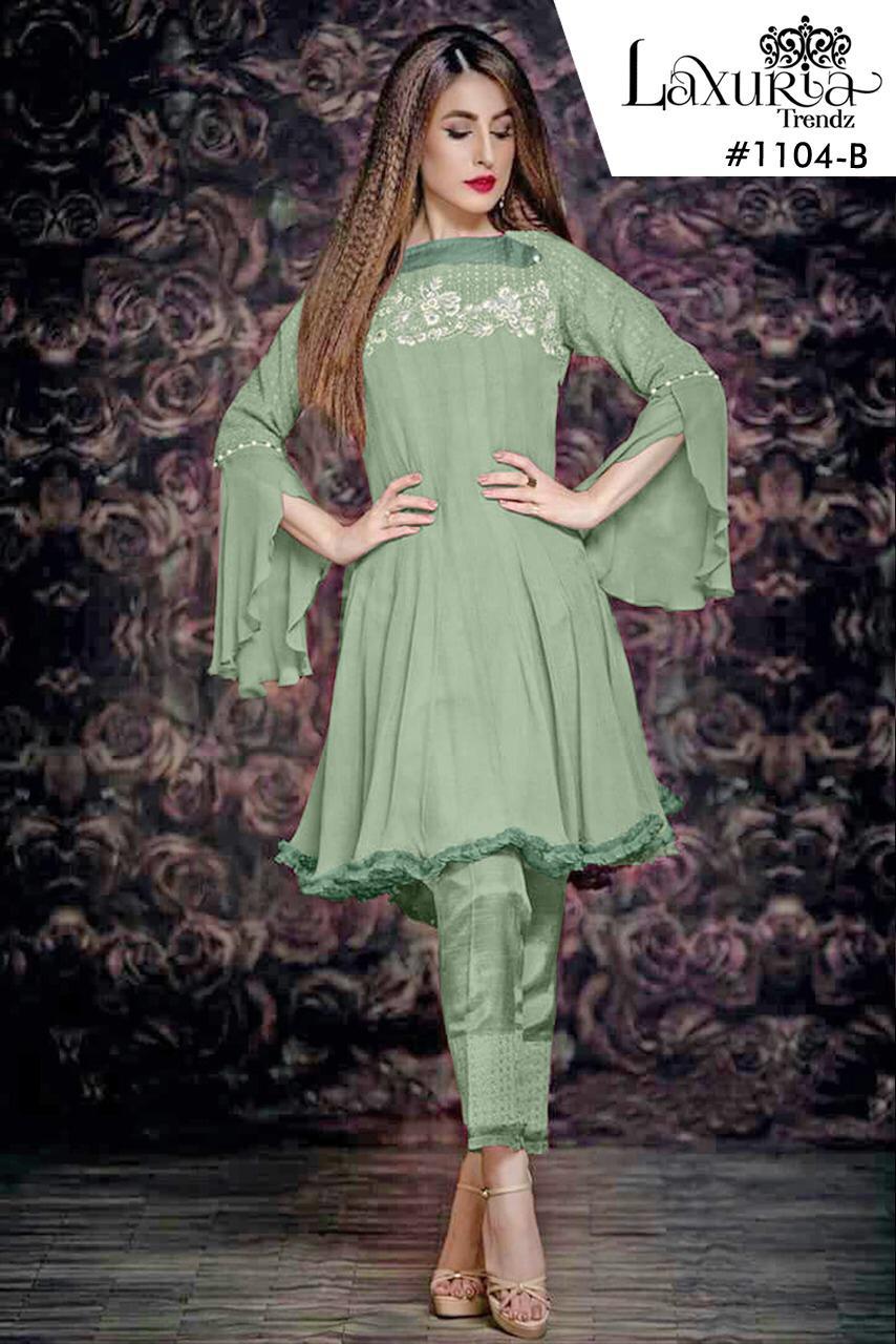Luxuria Trendz 1181 Pakistani Kurti Pant With Dupatta - Rehmat Boutique