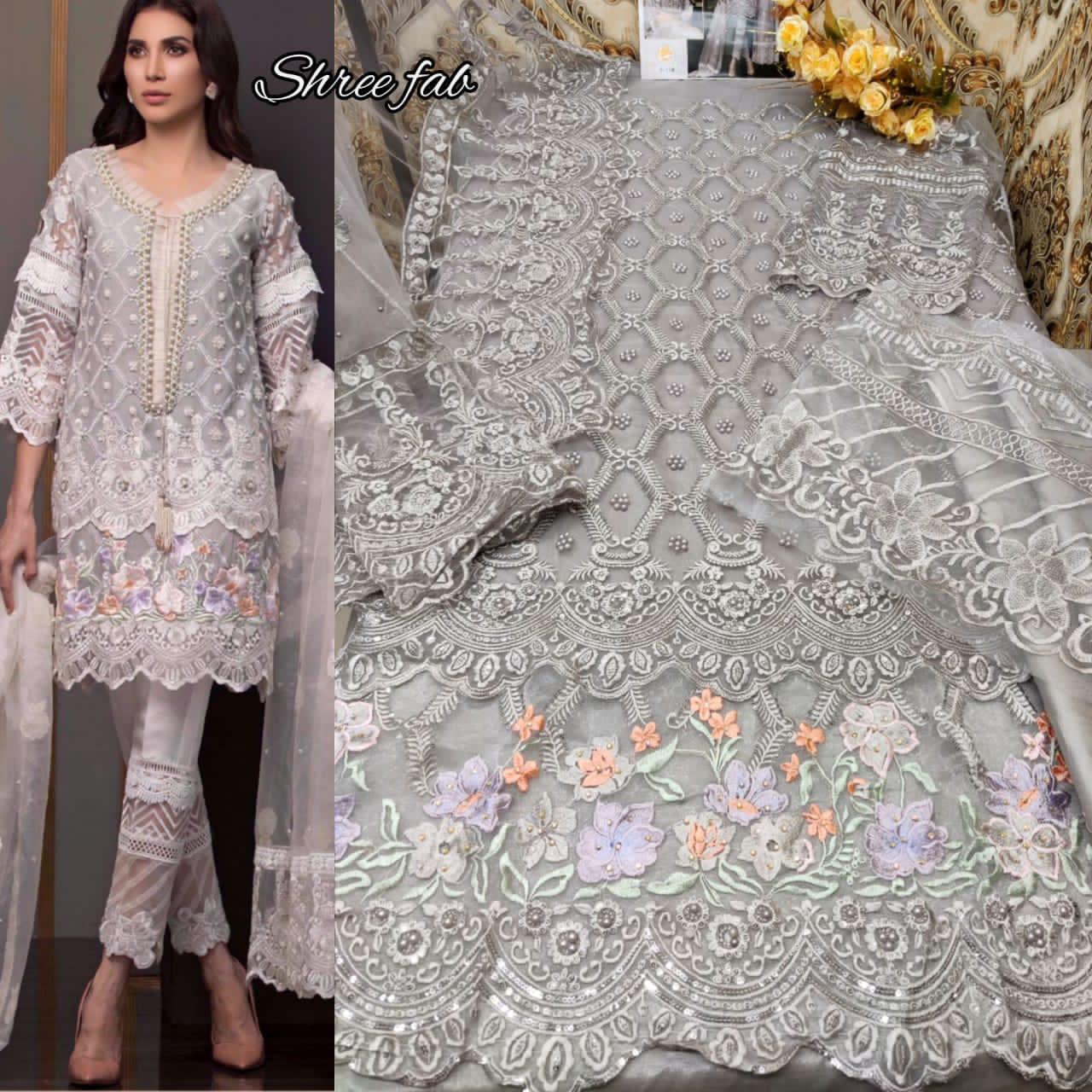 SHREE FABS S 118 PAKISTANI SUITS IN SINGLES