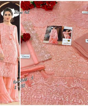 SHREE FABS S 181 A PAKISTANI SUITS IN SINGLES