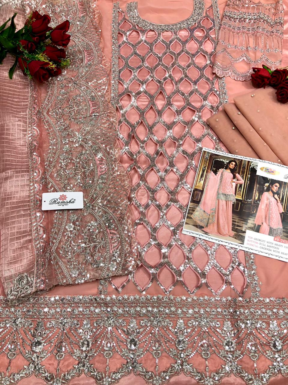 Zaveri presents premium silk with embroidery readymade 3 piece suit  wholesale shop in surat - SaiDharaNx