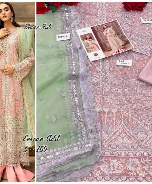 SHREE FABS S 184 PAKISTANI SUITS BEST PRICE