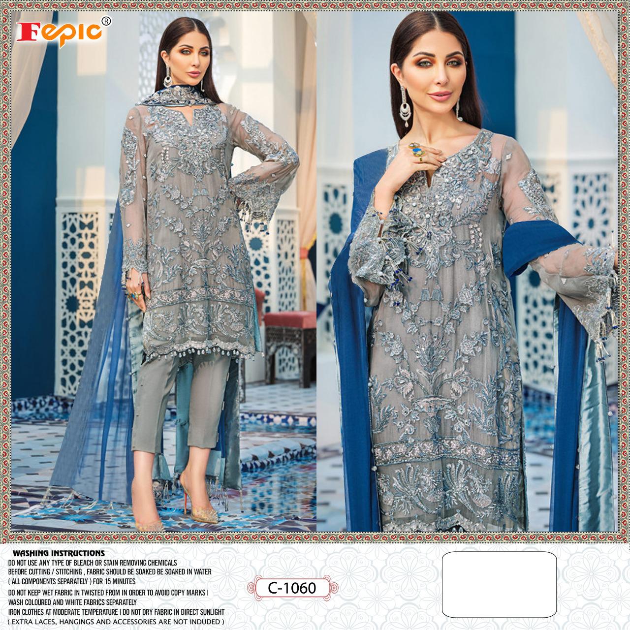 FEPIC C 1060 PAKISTANI SUITS WITH BEST PRICE ONLINE