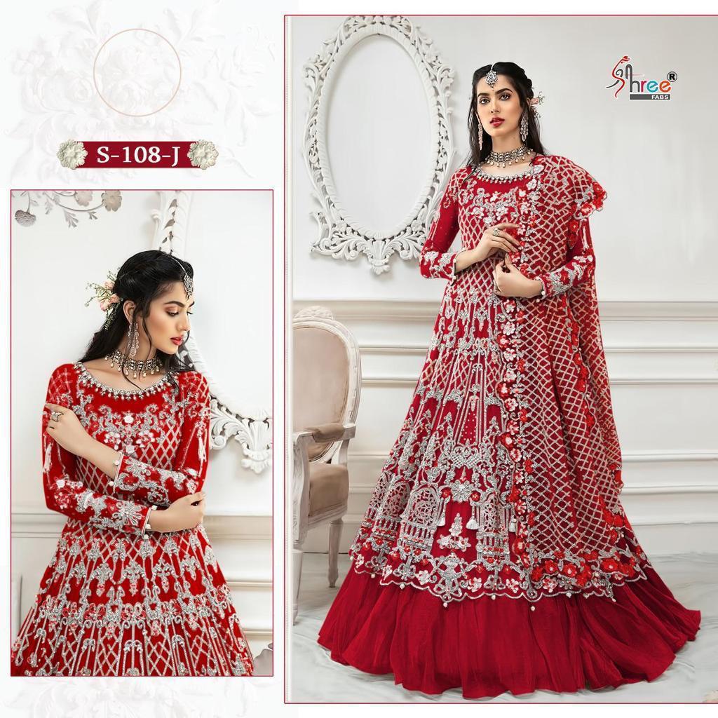 SHREE FABS S 108 J RED
