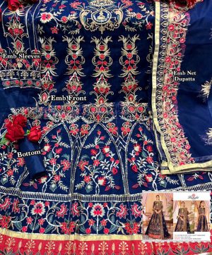 RAMSHA R 263 PAKISTANI SUITS FOR ONLINE RESELLERS