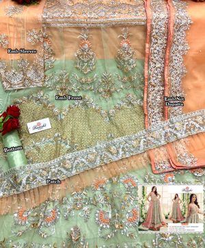 RAMSHA R 264 PAKISTANI SUITS FOR ONLINE RESELLERS