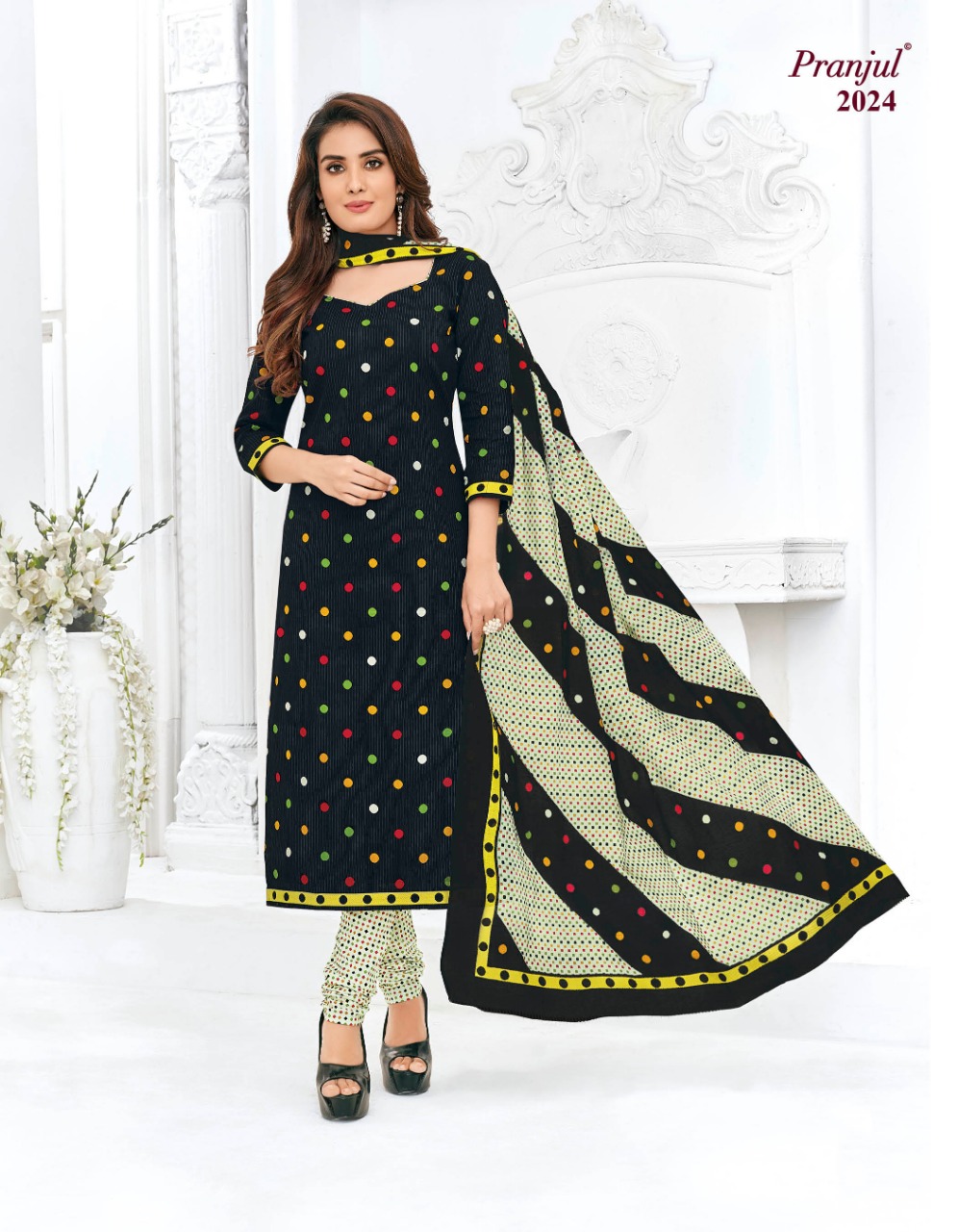 Buy A013 pranjul cotton unstitched dress material 1828 Online at Low Prices  in India at Bigdeals24x7.com