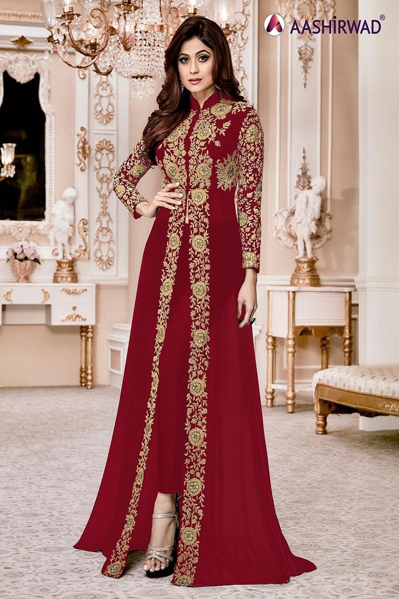 Buy Now Aashirwad Creation Almora DN 9656 Gown Suit