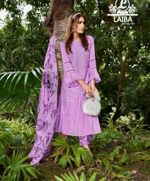 LAIBA AM VOL 106 LEVENDER READYMADE COLLECTION