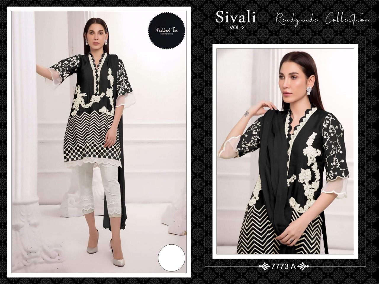 MEHBOOB TEX 7773 A SIVALI VOL 2 READYMADE TUNIC COLLECTION