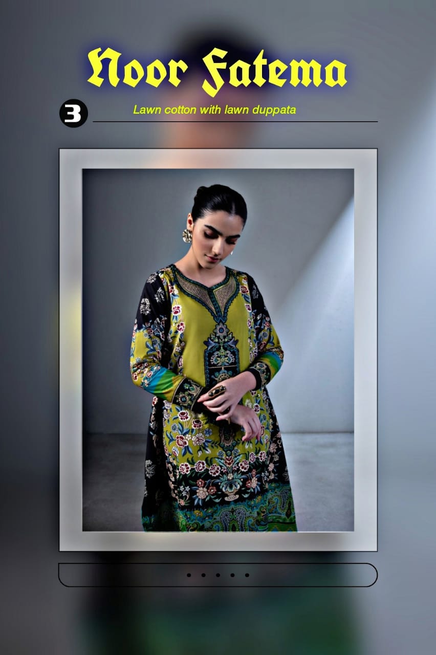 NOOR FATEMA LAWN SUITS COLLECTION