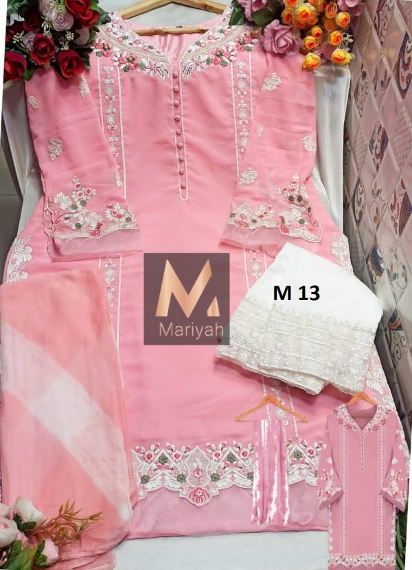 MARIYAH DESIGNER M 13 PINK READYMADE PREET TUNIC COLLECTION