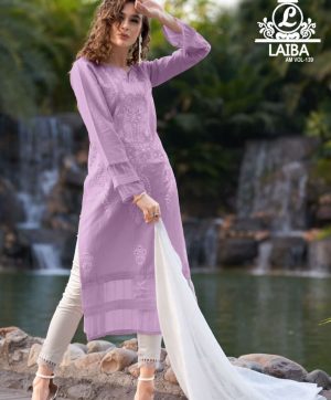 LAIBA AM VOL 139 LAVENDER READYMADE TUNIC COLLECTION