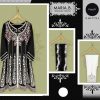 MEHBOOB TEX 7773 A BLACK READYMADE TUNIC COLLECTION