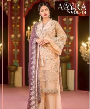 COSMOS 1301 AAYRA VOL 14 PAKISTANI SUITS IN INDIA