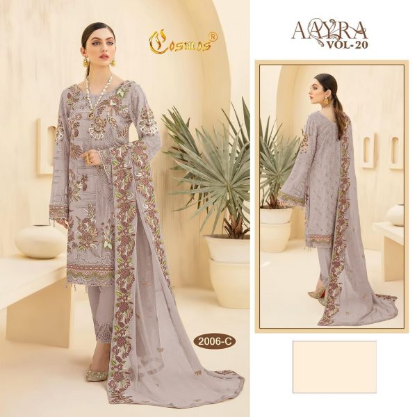 COSMOS 2006 C AAYRA VOL 20 PAKISTANI SUITS IN INDIA