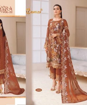 COSMOS 2204 AAYRA VOL 22 PAKISTANI SUITS IN INDIA