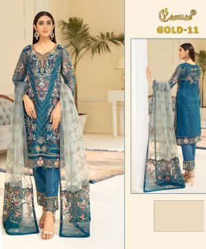 COSMOS GOLD 11 PAKISTANI SUITS IN INIDIA