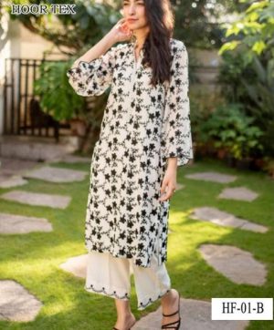 HOOR TEX HF 01 B READYMADE PAKISTANI SUITS IN MANUFACTURER