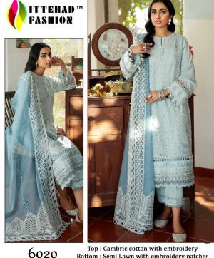 ITTEHAD FASHION 6020 PAKISTANI SUITS IN INDIA