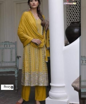 MISHAAL FAB 8025 B PAKISTANI SUITS IN LOWEST PRICE