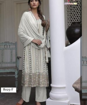 MISHAAL FAB 8025 F PAKISTANI SUITS IN LOWEST PRICE