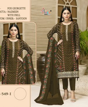 SHREE FABS S 549 I PAKISTANI SUITS IN INDIA