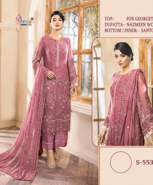 SHREE FABS S 553 PAKISTANI SUITS IN INDIA