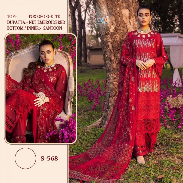 SHREE FABS S 568 PAKISTANI SUITS IN INDIA