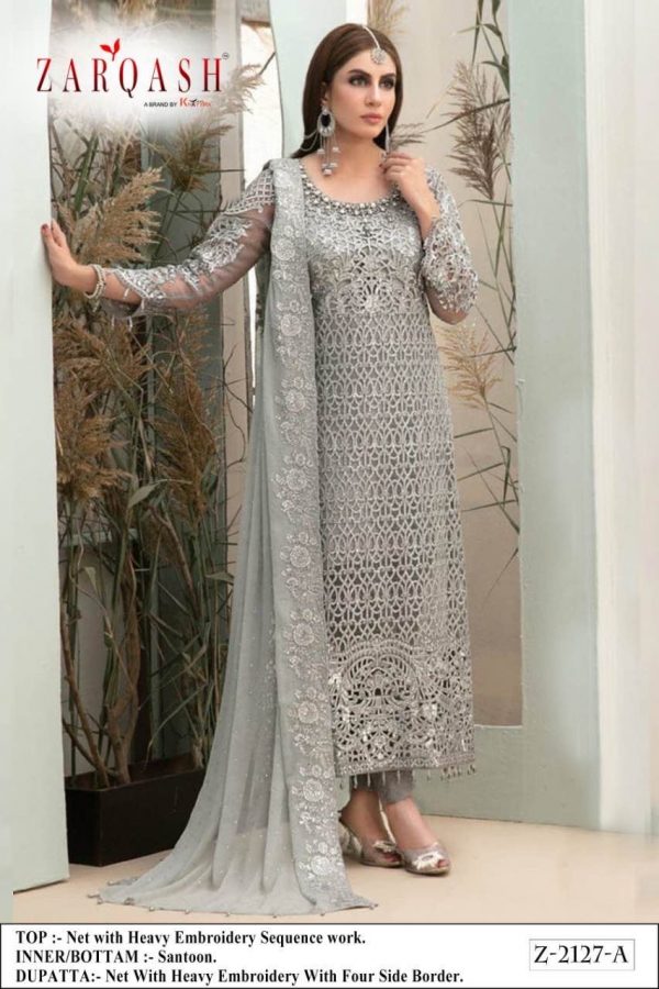 ZARQASH Z 2127 A MARIA PAKISTANI SUITS IN INDIA