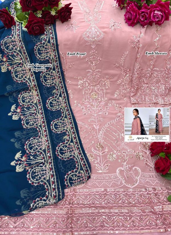 AL AMRA ANAYA 64 PAKISTANI SUITS IN INDIA BY ZF