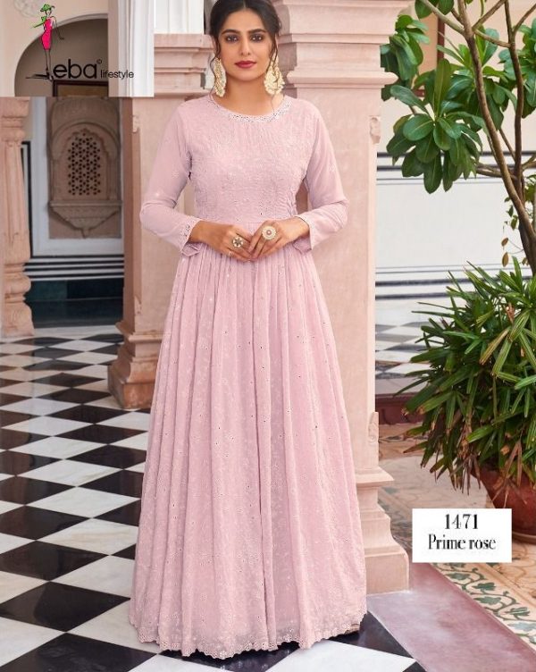 EBA LIFESTYLE 1471 PRIME ROSE 7 READYMADE GOWN WHOLESALE