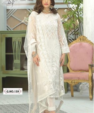 ELAF 159 PAKISTANI SUITS BY GALAXY FAB IN INDIA