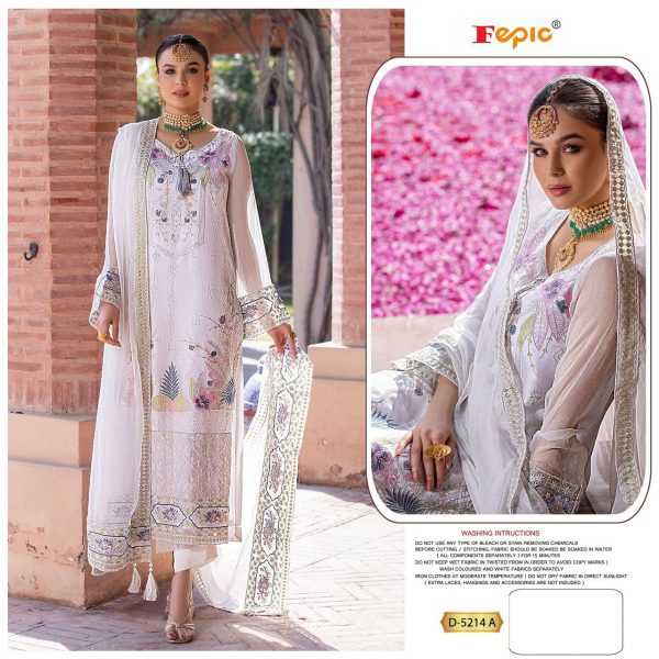 FEPIC D 5214 A ROSEMEEN PAKISTANI SUITS IN INDIA
