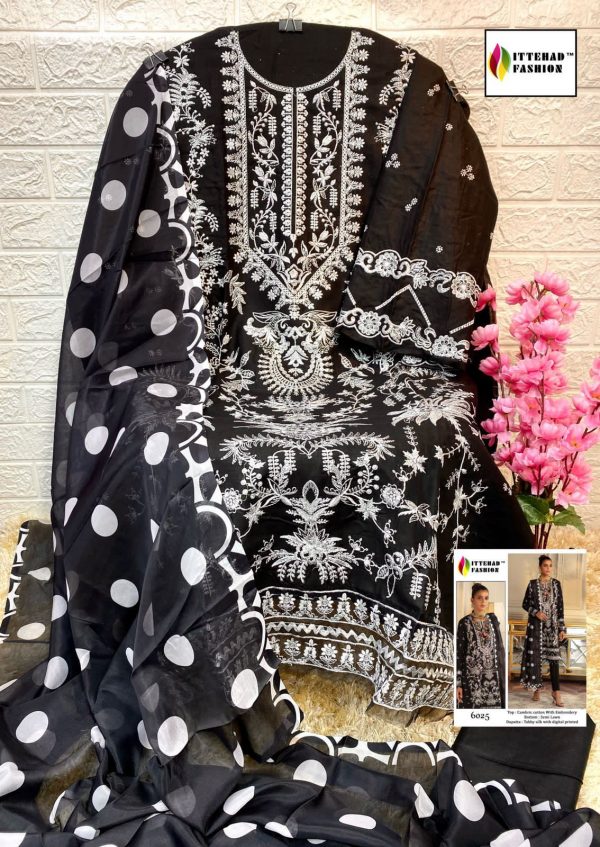 ITTEHAD FASHION 6025 PAKISTANI SUITS IN INDIA