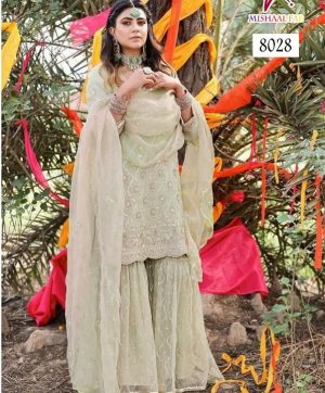 MISHAAL FAB 8028 PAKISTANI SUITS IN LOWEST PRICE