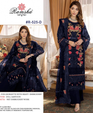 RAMSHA FASHION R 525 D PAKISTANI SUITS IN INDIA