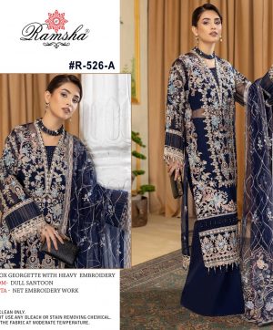 RAMSHA FASHION R 526 A PAKISTANI SUITS IN INDIA