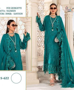 SHREE FABS S 622 PAKISTANI SUITS MANUFACTURER IN INDIA