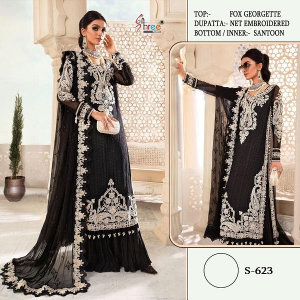 SHREE FABS S 623 PAKISTANI SUITS MANUFACTURER IN INDIA