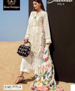 ZIAAZ 7773 A SHAHNAZ VOL 4 PAKISTANI SUITS IN INDIA