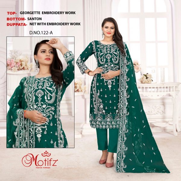 MOTIFZ 122 A PAKISTANI SUITS MANUFACTURER IN INDIA