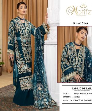 MOTIFZ 151 A PAKISTANI SUITS MANUFACTURER IN INDIA
