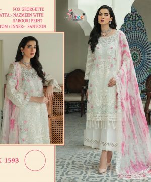 SHREE FABS K 1593 PAKISTANI SUITS IN INDIA