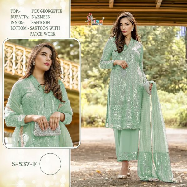 SHREE FABS S 537 F PAKISTANI SUITS MANUFACTURER