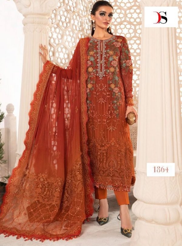 DEEPSY SUITS 1864 PAKISTANI SUITS IN LOWEST PRICE